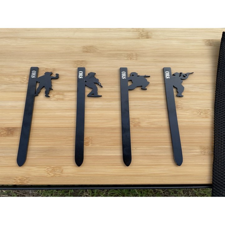 콜스 고강도 스틸 군인모양 단조팩 타프 텐트 캠핑팩 20cm, 1개