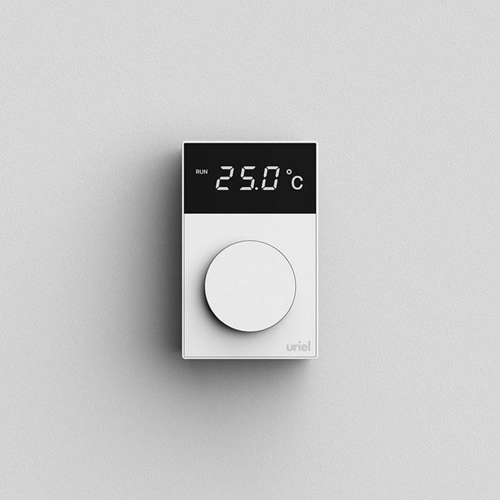 우리엘전자 USH02 IOT 노출형 4KW 온도조절기 화이트 블랙 최신 출시 제품