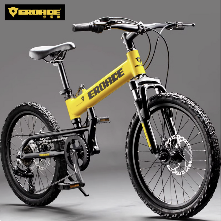 엘모빌 접이식 MTB 산악 자전거 튼튼한 오프로드 초경량 남녀공용, 화이트 20인치, 1개, 142cm