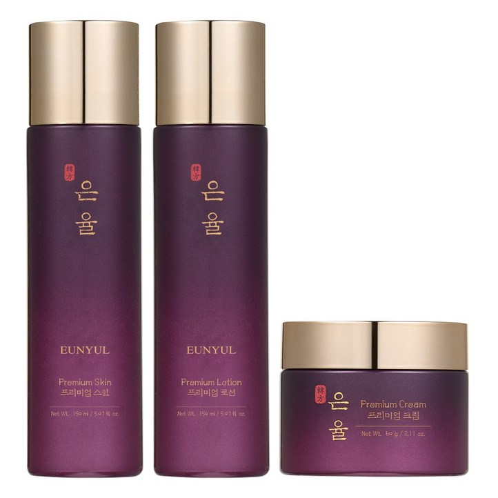 은율 프리미엄 3종세트스킨200ml,로션200ml,크림60g, 1개
