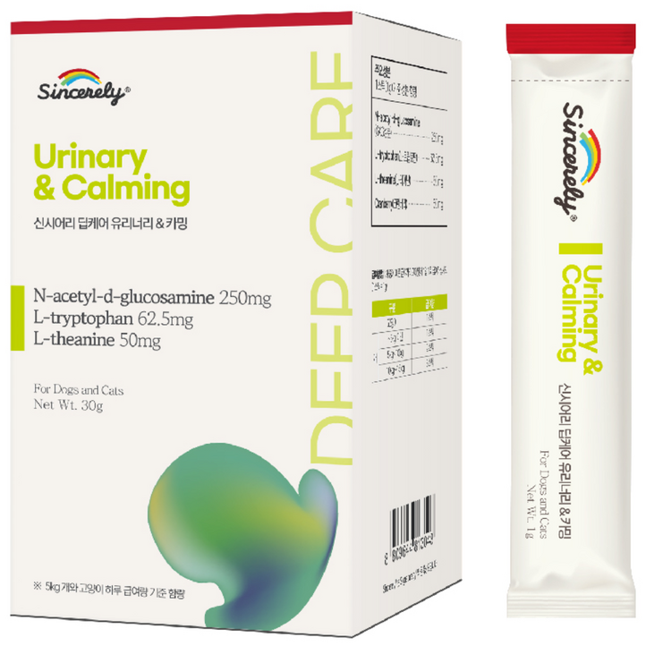 신시어리 반려동물 딥케어 영양제, 30g, 유리너리스트레스, 1개