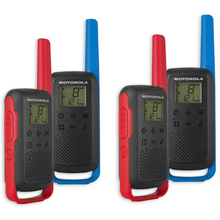 모토로라 생활무전기 T62 4대, T62 블루 4대, 1세트