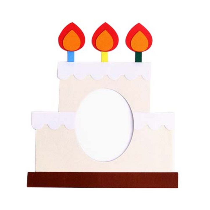 파티해 펀펀 포토프레임 생일 가면, 케이크, 1개 5624315278