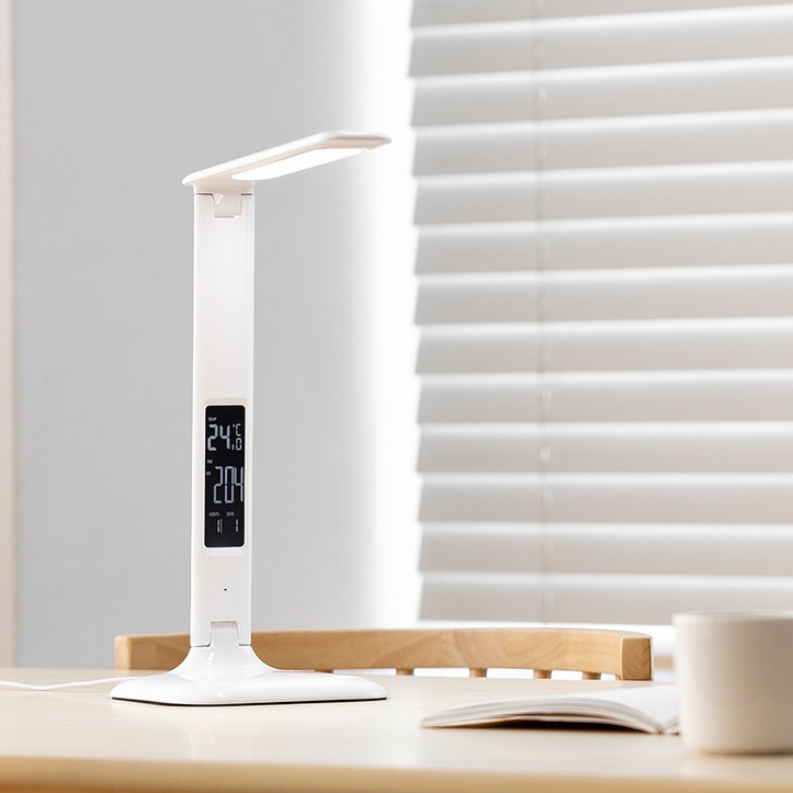 프리즘 LED 스탠드 CLAIR PL550 면광원 블랙 화이트 크레모아 탁상용 스탠드 접이식 거실스탠드