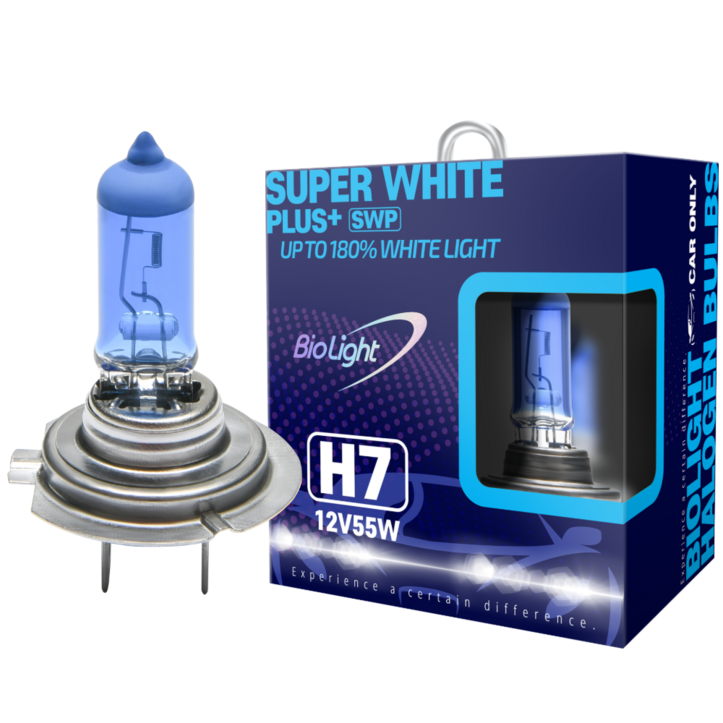 차량용 할로겐 램프 슈퍼 화이트 플러스 H7 (1 Set), 2개입, SUPER WHITE PLUS, H7 1245619700