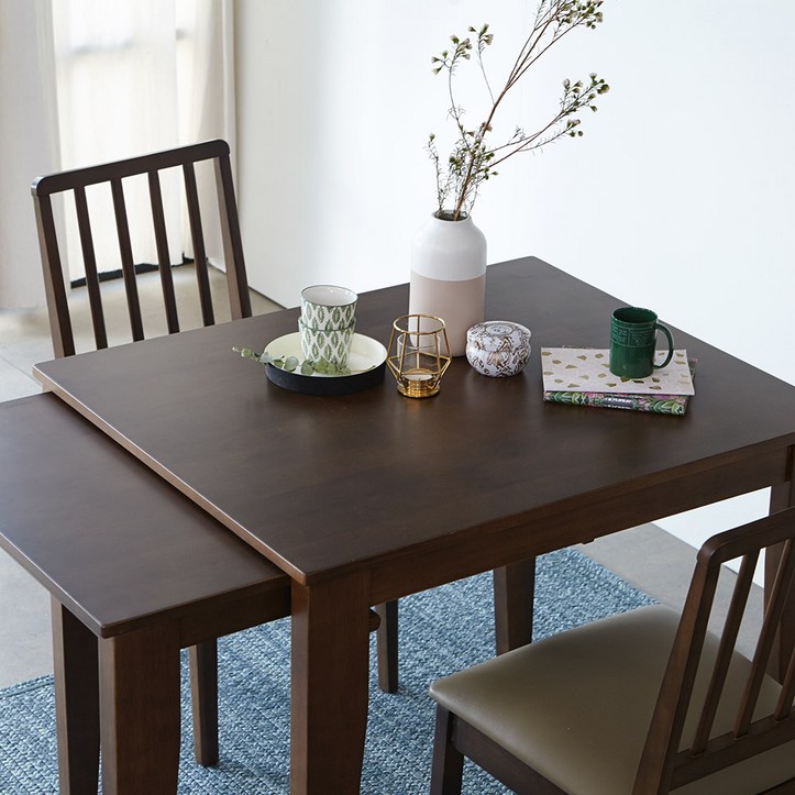 [리비니아] 델리 공간활용 슬라이딩 확장형 식탁 테이블 2color - 쇼핑앤샵
