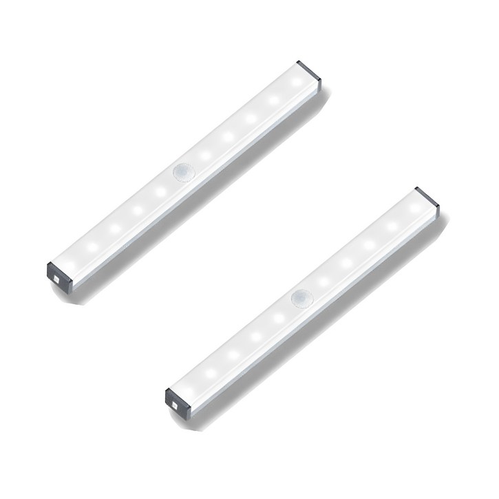 노바리빙 LED 무선 충전식 210mm 센서등, 주광색, 2개