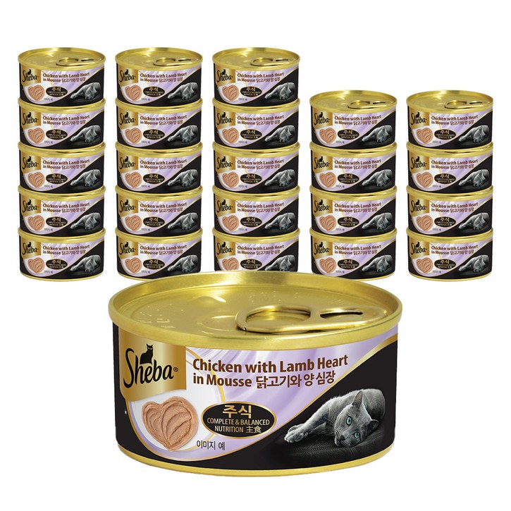 쉬바 어덜트 고양이 무스 주식캔