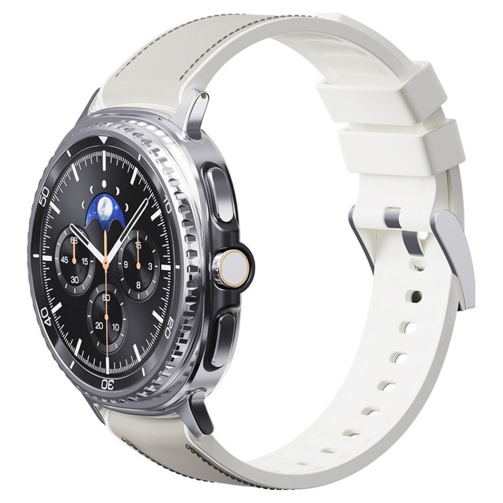 칸탐 하이브리드 가죽 스트랩, 베이지, 1개