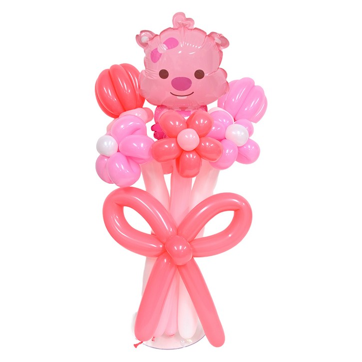 파티클럽 캐릭터 풍선 꽃다발 DIY 세트 루피