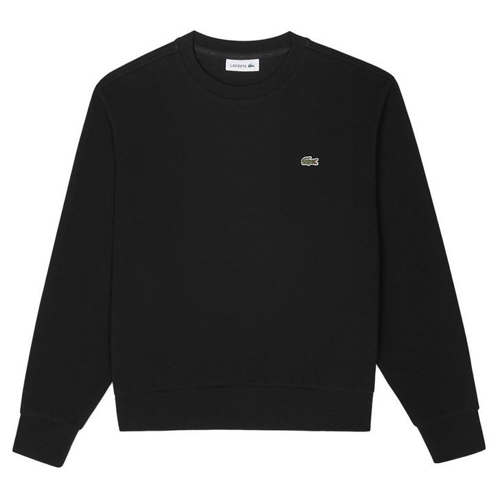 라코스테 여성용 크루넥 긴팔 스웨트셔츠