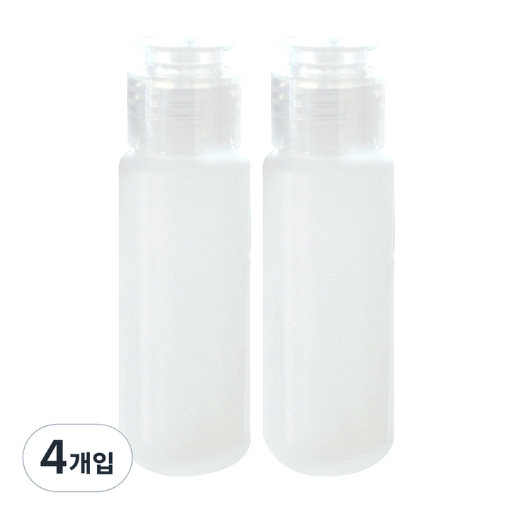 이글코리아 PE용기 50ml, 투명, 4개