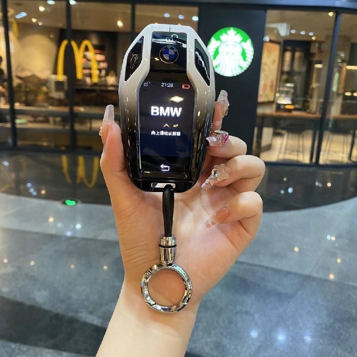 키 케이스 키홀더 커버 BMW X5 7시리즈 5시리즈 6GT 호환 디스플레이