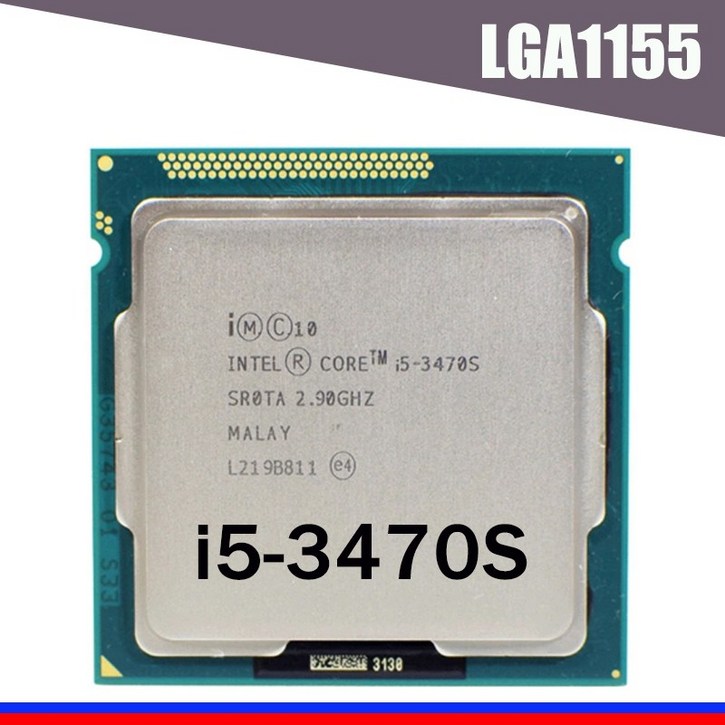 쿼드 코어 LGA 1155 i5-3470S 아이비 브릿지 i5 3470S 2.9GHz