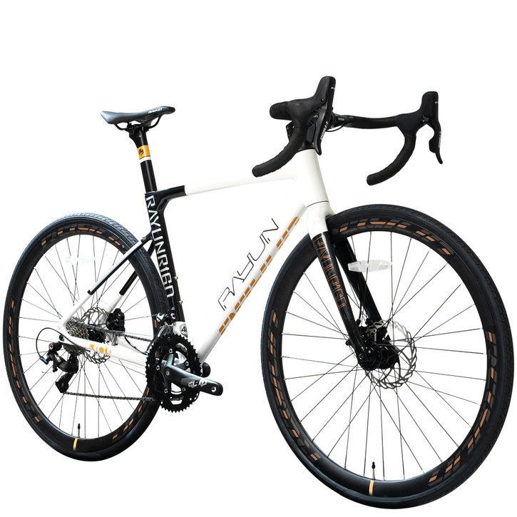 레이윤 경량 알루미늄 R16D 700C 16단 듀얼레버 입문용 로드 자전거 완조립 기간한정 특가, 1개, 480cm, R16D 화이트/블랙 완조립(95%)