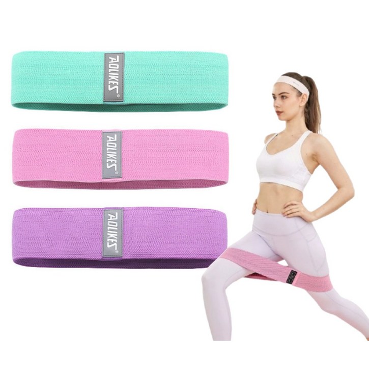 슈페르바 스쿼트 힙업 밴드 힙밴드 요가밴드 3종세트, 1개