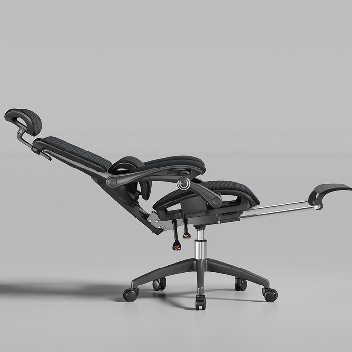 Arcbliss 사무용 메쉬 컴퓨터 의자 3포인트 연동 팔걸이, Max 블랙