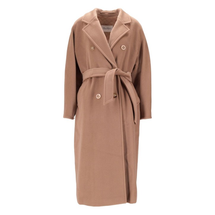 막스마라 마담 더블 브레스티드 벨트 코트