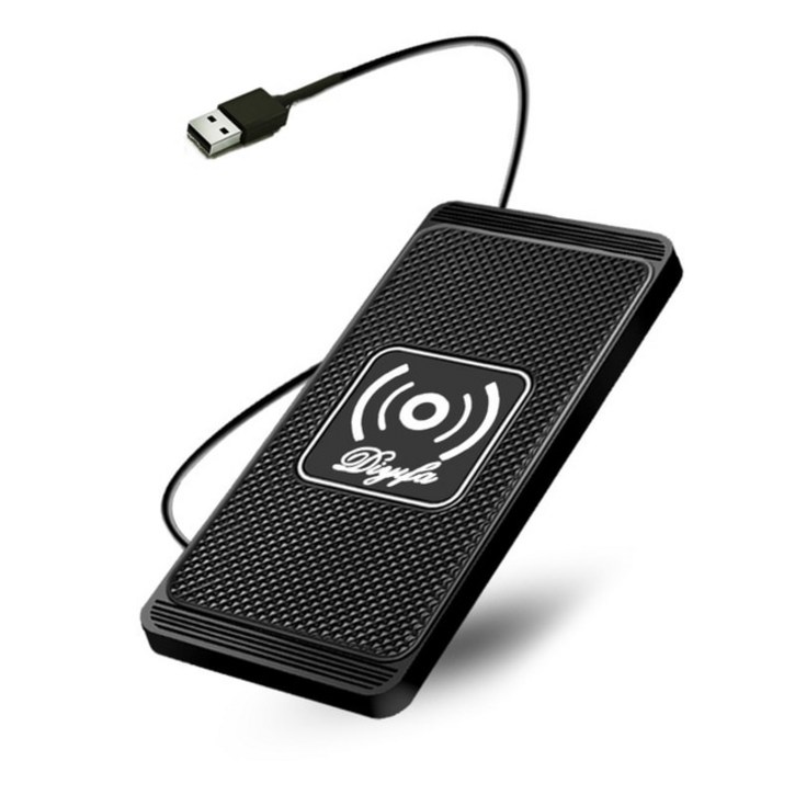 차량무선충전거치대 송풍구 휴대폰 자동차 빠른 무선 충전기 실리콘 패드 크래들 스탠드 도크 15W 삼성 S20, 01 10W-USB interface 5