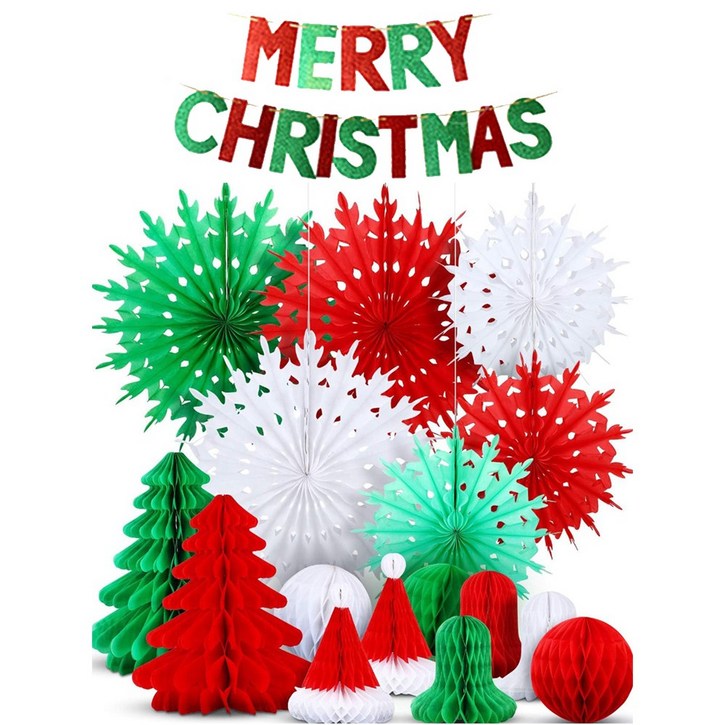 크리스마스 세트 풍선 가랜드 파티장식 소품 혼합풍선 트리 데코 홈파티용품 [에브리띵스마일] 1077, 1세트, 타입 19