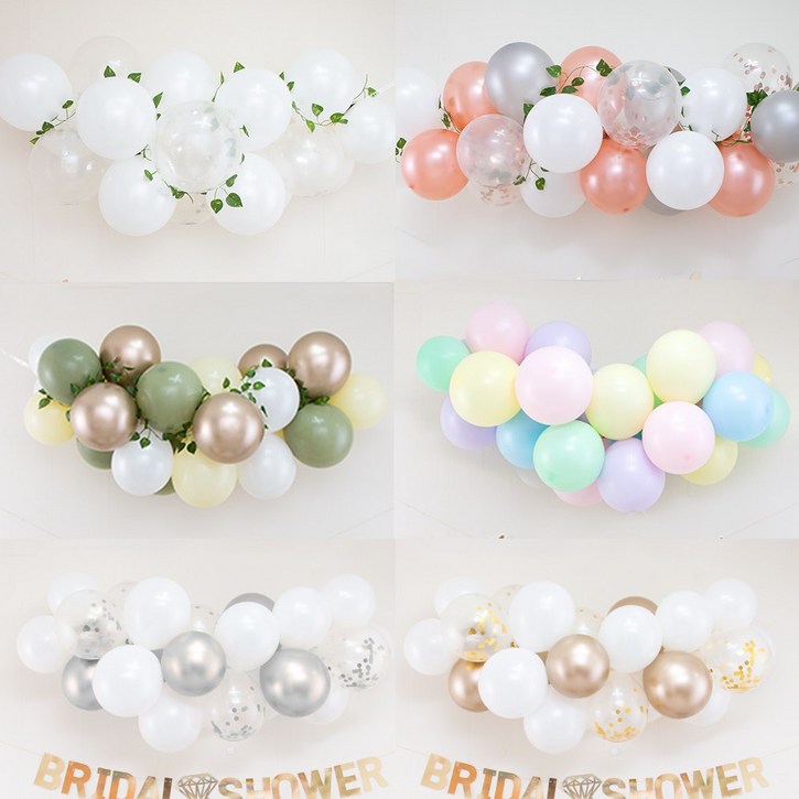 풍선 가랜드 구름풍선 클라우드풍선 파티풍선