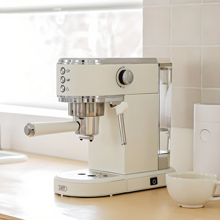 플랜잇 가정용 커피머신 오트밀 PCM-F14W, 단품