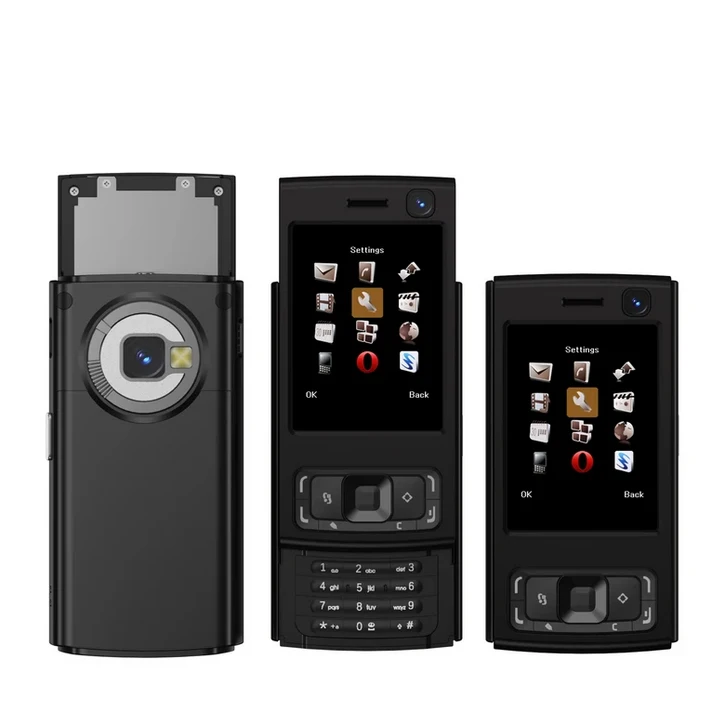 SERVO N95 PRO 미니 슬라이더 휴대폰, 2.0 인치 디스플레이, GSM 2 SIM 카드, 속도 다이얼, 매직 보이스,