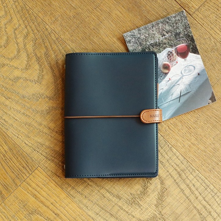 꼼꼬미 2026 초콜릿 6공 가죽 시스템 업무용 회사 다꾸 소량 대량 주문 제작 다이어리