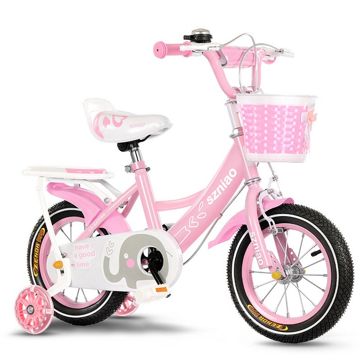 엘엘상사 어린이 여아 자전거 LED 보조바퀴 [무료배송], 16인치, 핑크 10