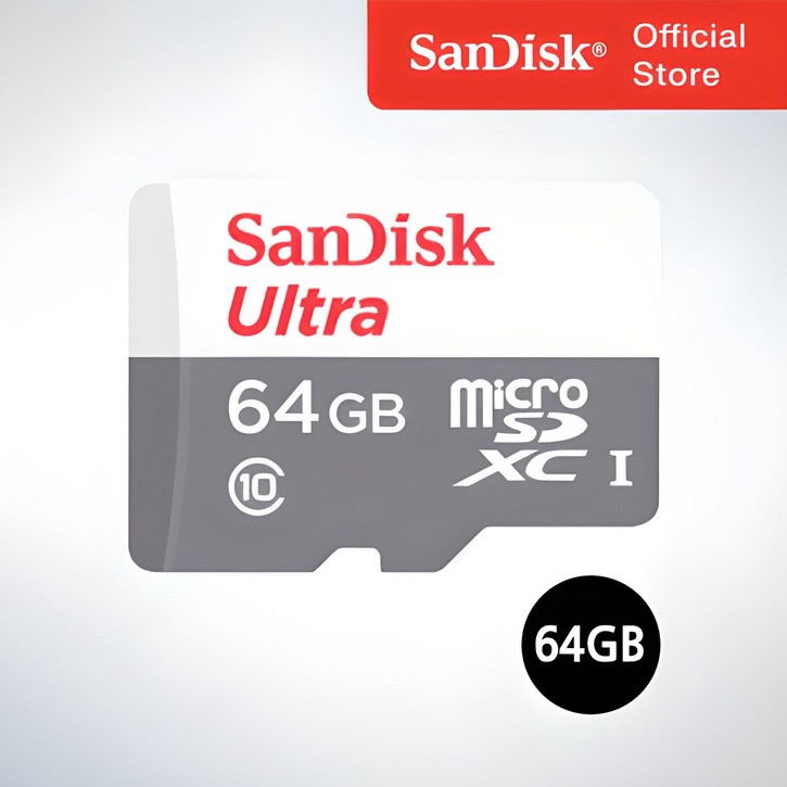 샌디스크코리아 공식인증정품 마이크로 SD 카드 SDXC ULTRA 울트라 QUNR 64GB 샌디스크코리아 공식인증정품 마이크로 SD 카드 SDXC ULTRA 울트라 QUNR 64GB