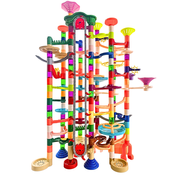 루미오 엘리베이터 마블런 구슬굴리기 블럭 ,혼합색상, 1개, 310pcs