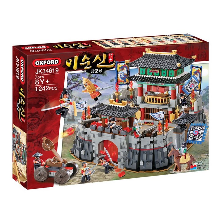 옥스포드 블럭 자랑스런 영웅 이순신 장군성 JK34619, 1개, 장군성JK34619 540 x 400 x 80 mm