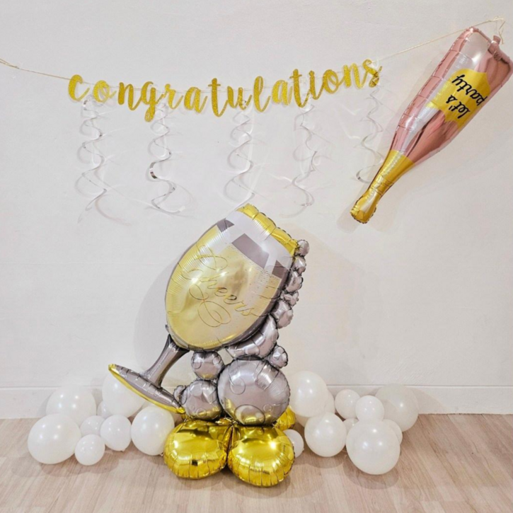 이벤트 생일 파티 졸업 환갑 칠순 팔순 축하 대형 풍선 가랜드 장식 세트, 1개