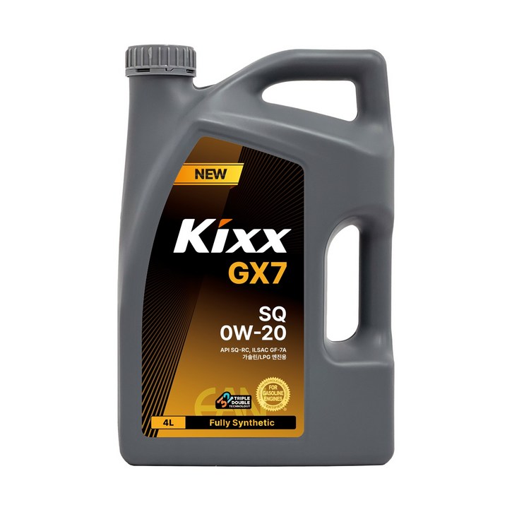 킥스 Kixx GX7(구 G1) SQ 0W20 4리터, 4L, 0w20, 3개