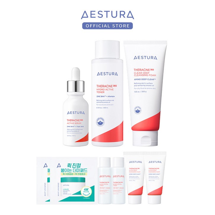 단독에스트라 테라크네365 세럼 30ml 토너 200ml 클렌징 폼 200g 단독에스트라 테라크네365 세럼 30ml 토너 200ml 클렌징 폼 200g