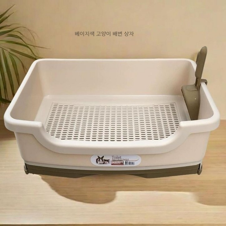 고양이펠렛화장실 사막화방지 우드펠릿 대형 박스 변기