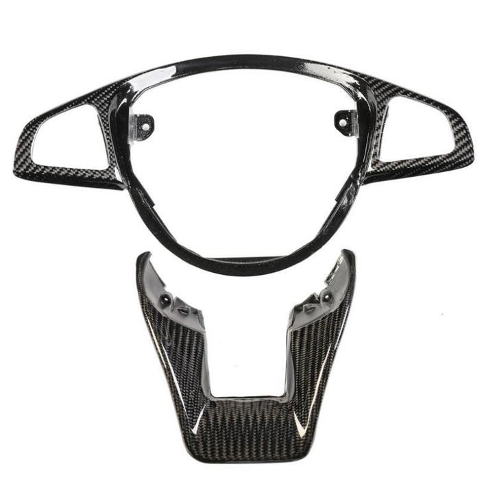 메르세데스 벤츠 AMG W205 C63 W218 W213 W117 W176 CLS63 GLA45 GLS63 A45 2015up 용 탄소 섬유 스티어링