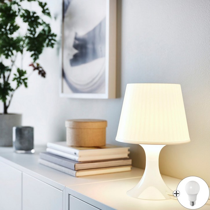 이케아 단스탠드 무드등 람판 (LED전구증정)