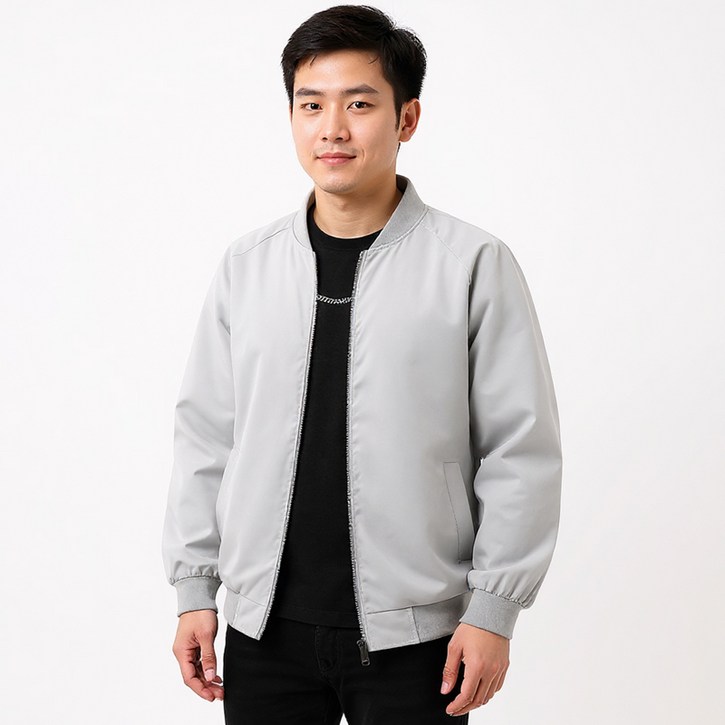 남성 캐주얼 재킷 봄가을 편안한 바람막이 데일리룩