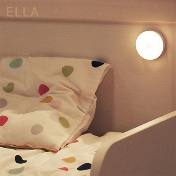 ELLA 무선 LED 충전식 밝기 조절 미니 조명 무드등 수면등 수유등 취침등 자석 부착 붙이는 조명, 핑크(전구색) 6