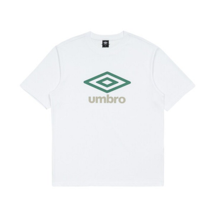 엄브로 에센셜 빅로고 반팔 티셔츠 UQ123CRS18WHT