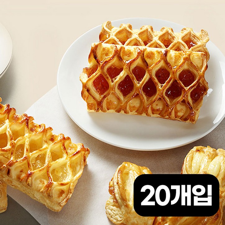 [도도나몰] 무배 딸기파이 냉동생지 75g, 75g, 20개