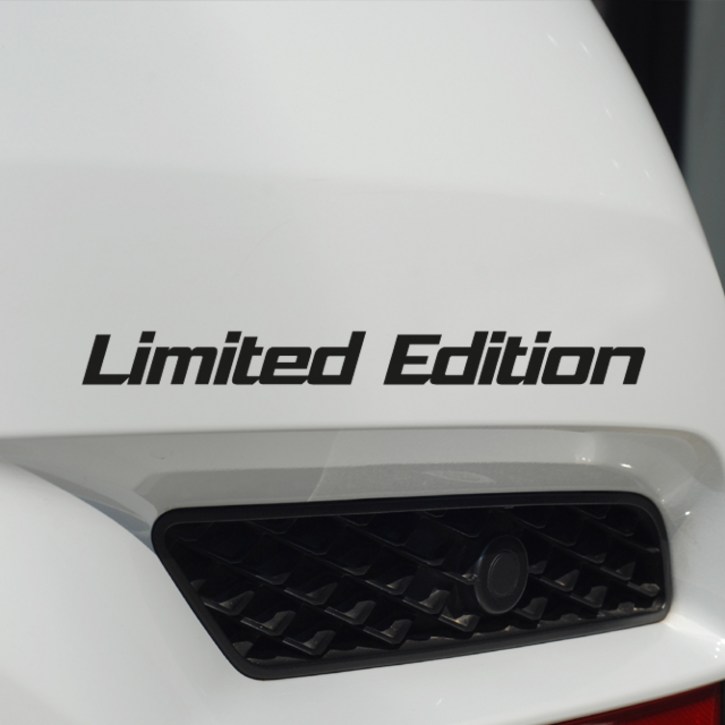 심플한 리미티드 레터링스티커 튜닝데칼