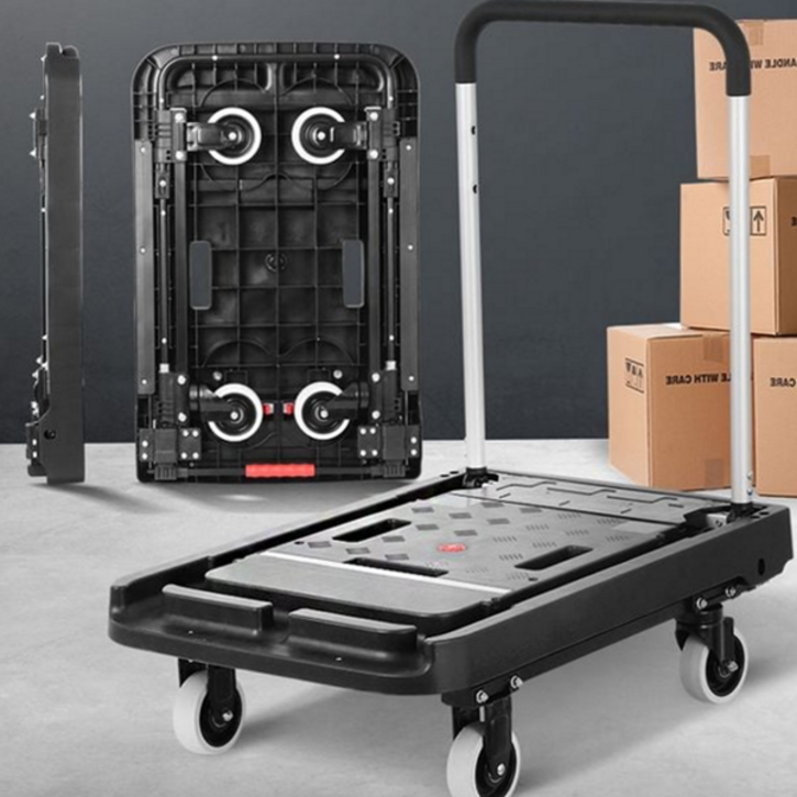 접이식 운반 카트 휴대용 다용도 고하중 접이식 대차 슬림 밀차 스틸프레임 슬림밀 우레탄 바퀴 핸드