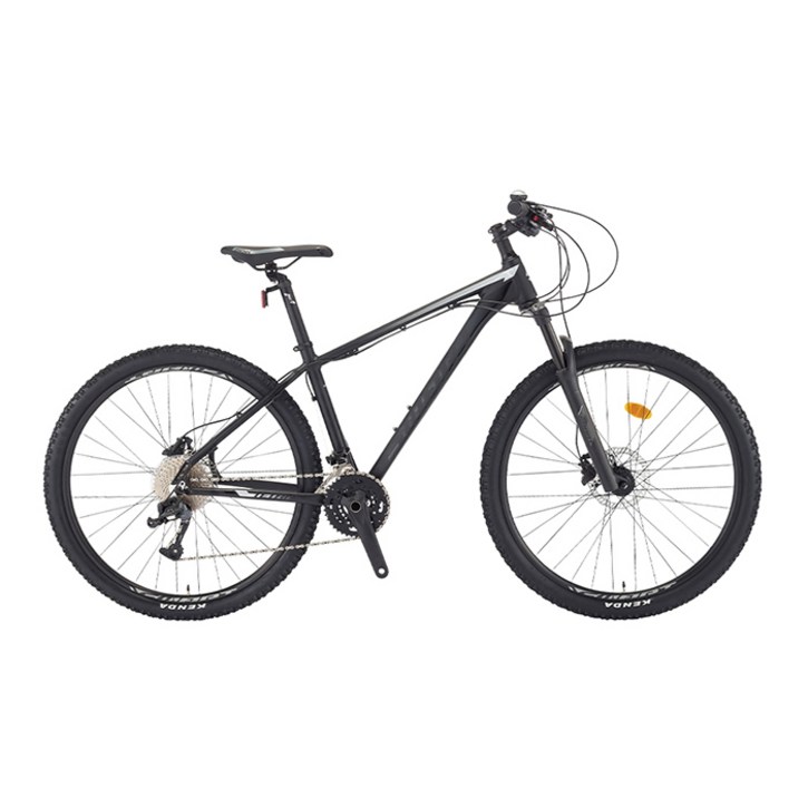 스마트자전거 테트라 7XX MTB 2024년 69.9cm27.5인치 33단 유압식디스크브레이크 입문용 미조립, 1개, 180cm, M사이즈 무광블랙