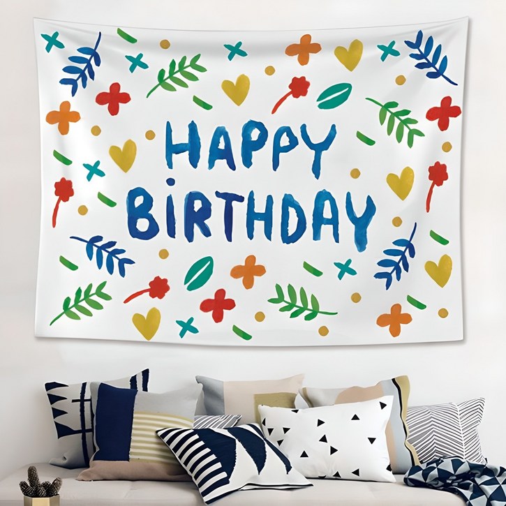 페이토 생일 해피버스데이 배너 현수막