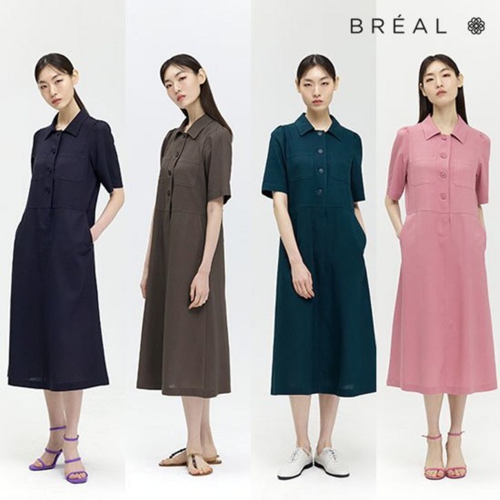 런칭가 89,900원 브리엘 카라넥 린넨원피스 2종 런칭가 89,900원 브리엘 카라넥 린넨원피스 2종