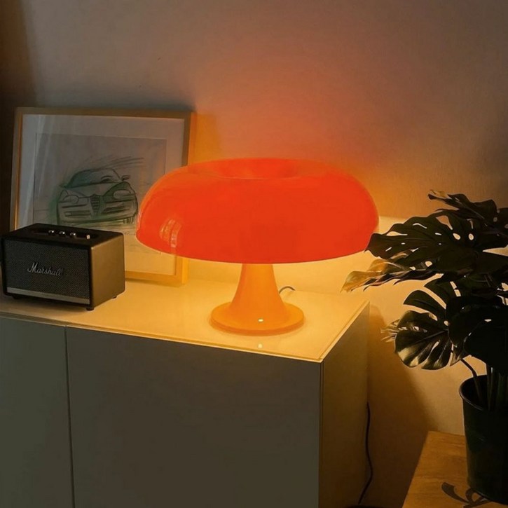 무난일상 감성 미드센추리 무드등, 오렌지