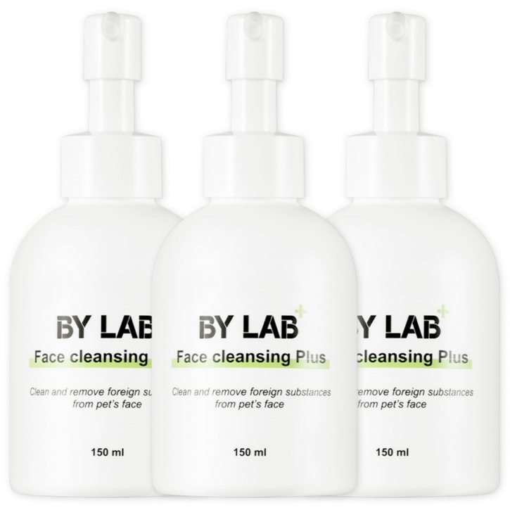 바이랩 페이스 클렌징 플러스 강아지 얼굴샴푸 눈물자국 눈곱 꼬순내 세안 세정제, 150ml, 3세트