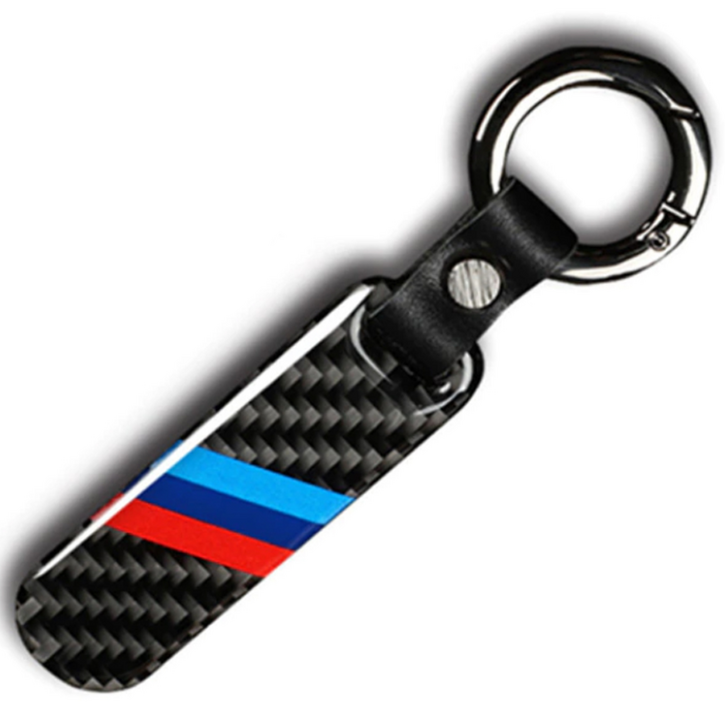 BMW M 카본 키링 에폭시 삼색 열쇠고리 키홀더 카킹즈(호환)